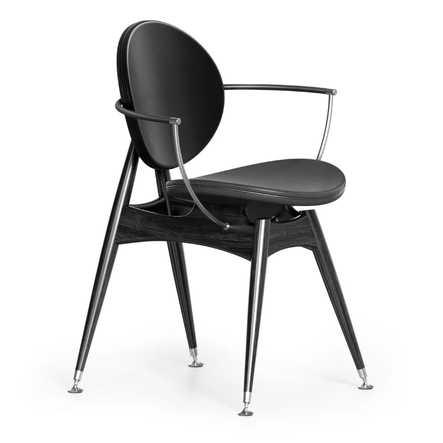 CIRCLE DINING CHAIR WITH ARMRESTS Image 5