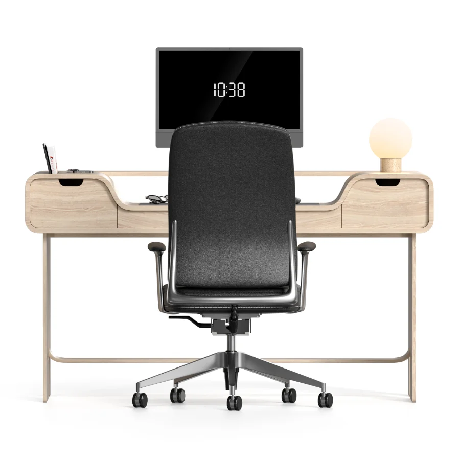 HOLLOW WOOD OFFICE DESK Image 2