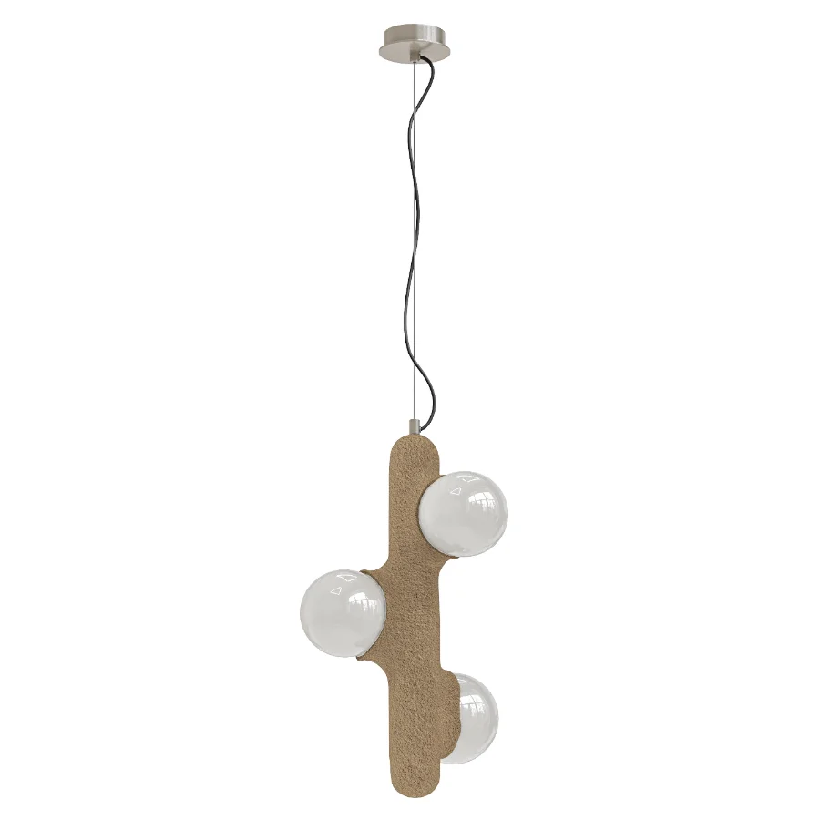Prickly Pear Pendant Light – Natural Sand Image 1