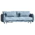 Louie 3 Seat Sofa Grey Linen - Thumbnail 1