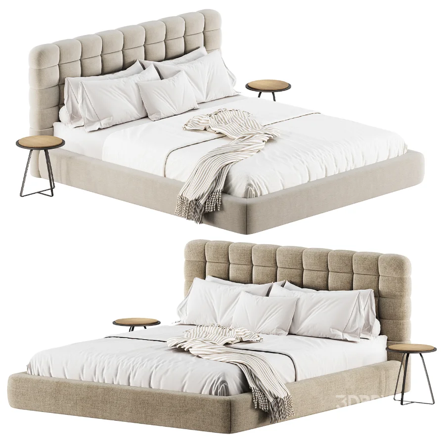 Lunara Boucle Bed Image 4