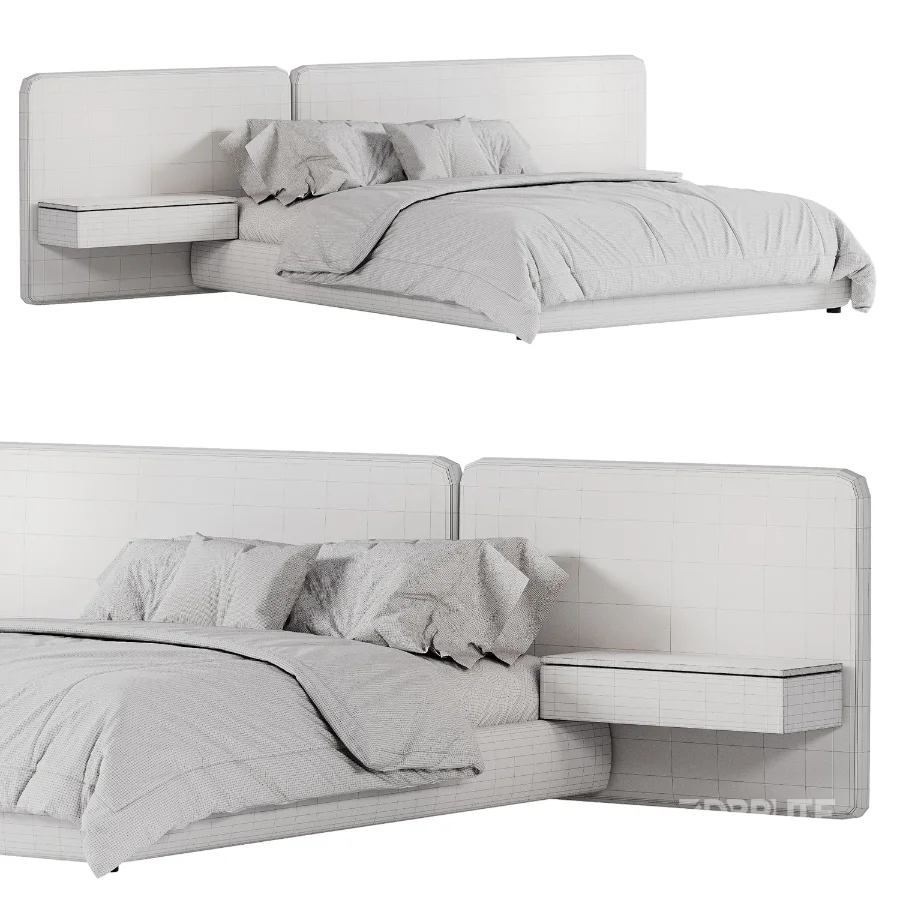Modern Double Bed 05 Image 5