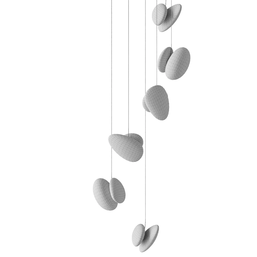 Pebble Linear 08 Chandelier Image 3