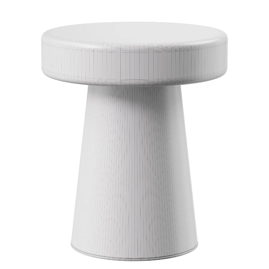Round Mouth Blown Side Table Murano Image 3