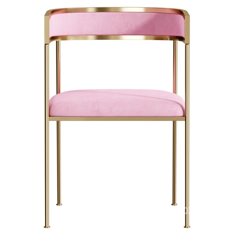 Glam Velvet Dining Side Chair Image 4