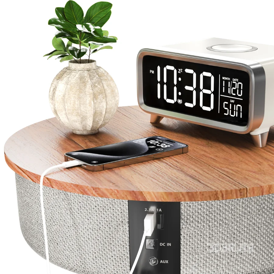 Wooden Smart Side Table Image 4