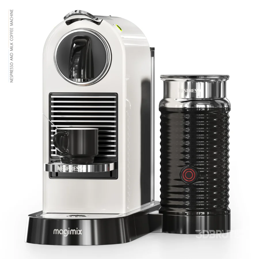 Nespresso and Milk Coffee Machine Image 3