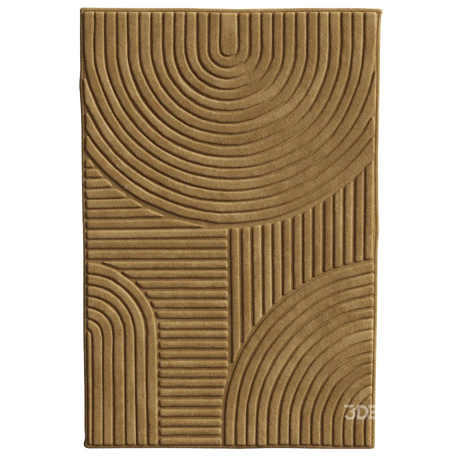 Embossed arches tufted rug Image 3
