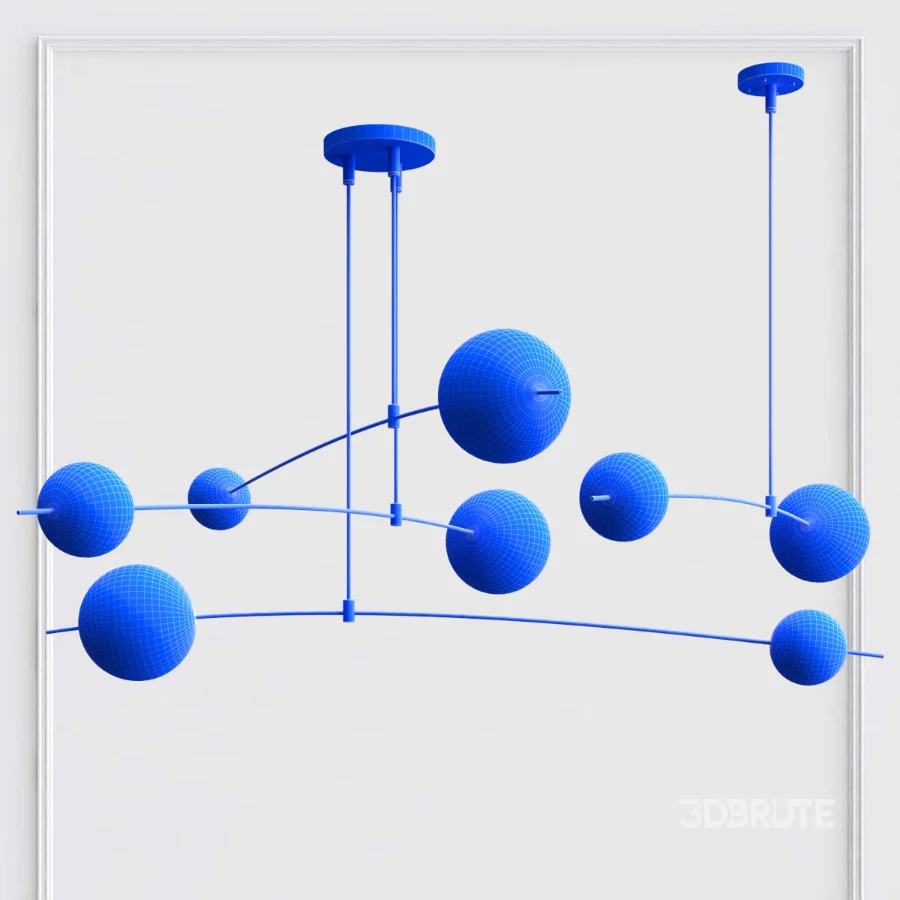 Freer designer chandelier Image 3