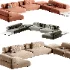 Orion corner modular Outdoor sofa - Thumbnail 5