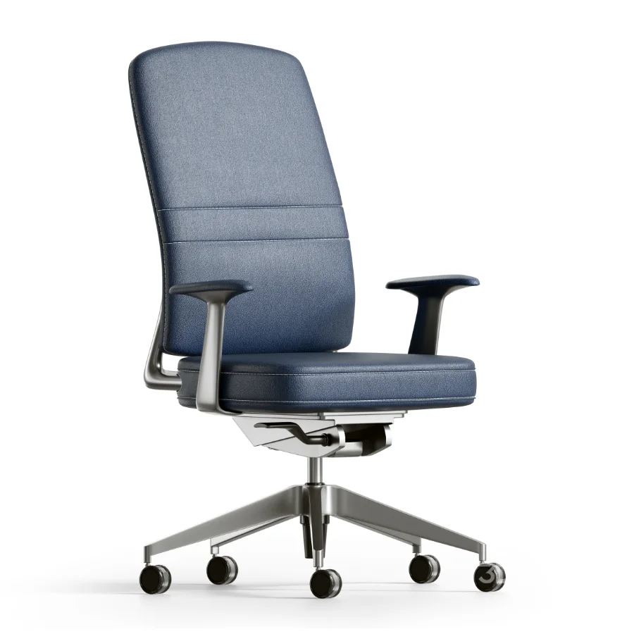 LEATHER-COVERED COMPUTER CHAIR Image 4