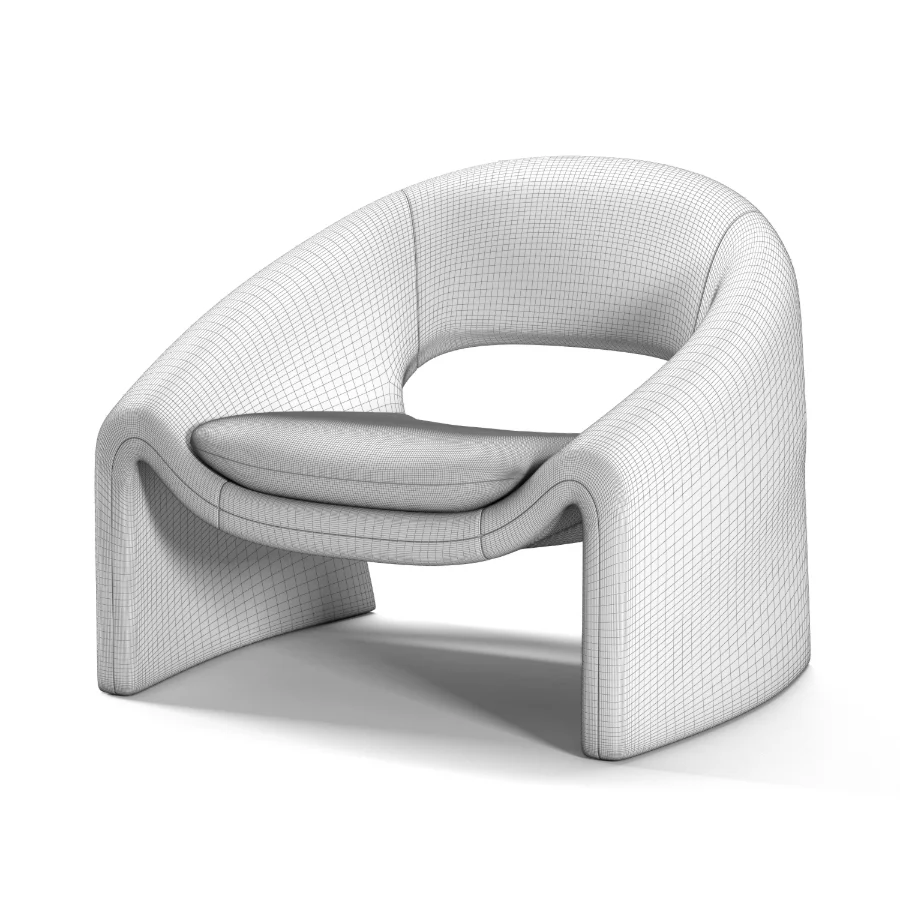 Sacha Performance Bouclé Armchair Image 4