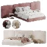 Modern Double Bed 02 - Thumbnail 6