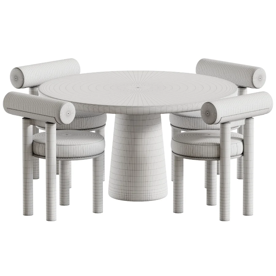 DINING CHAIR grover and Makoto dining table Image 5