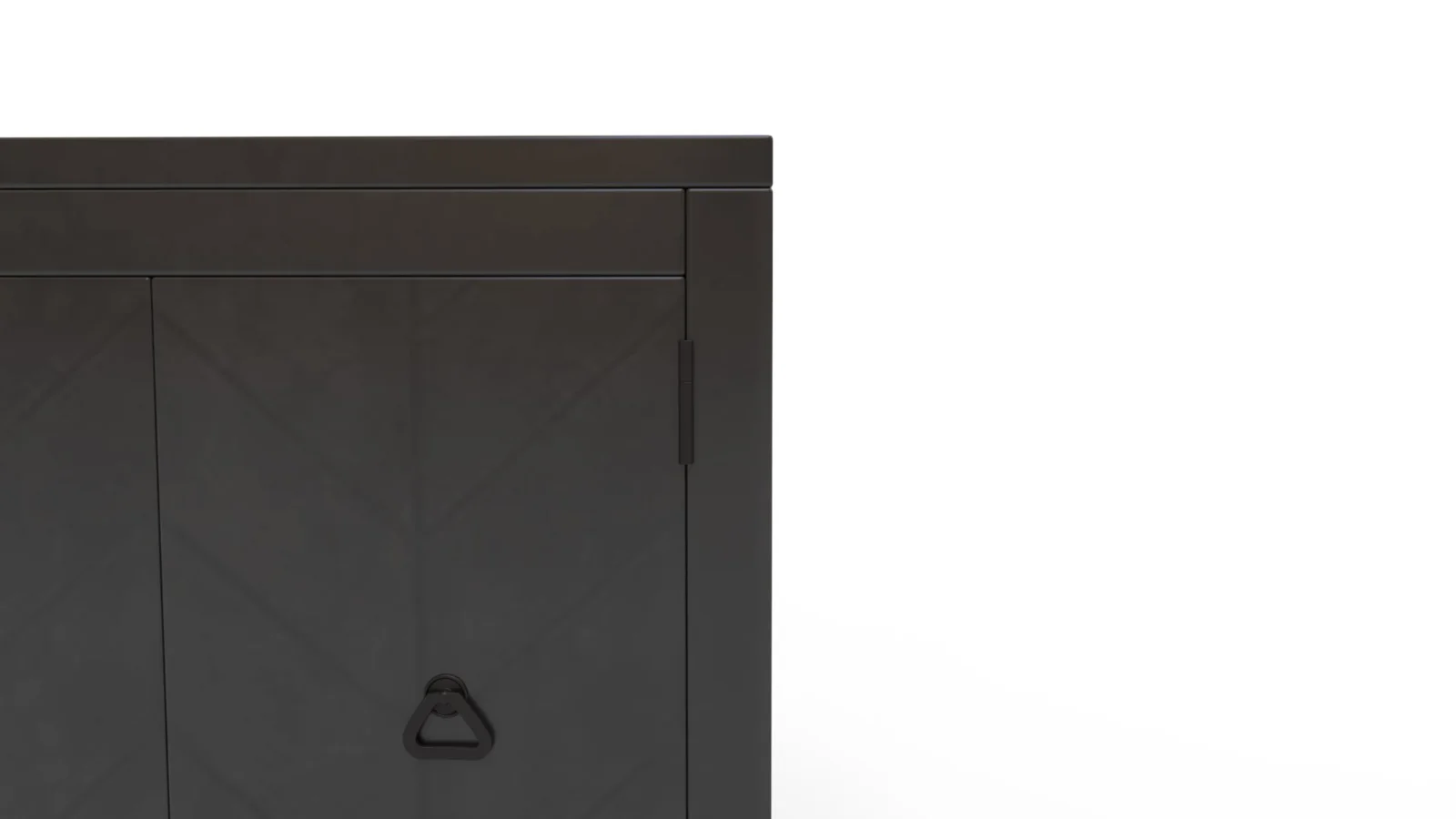 TallSolidWood Door Accent Cabinet Image 7