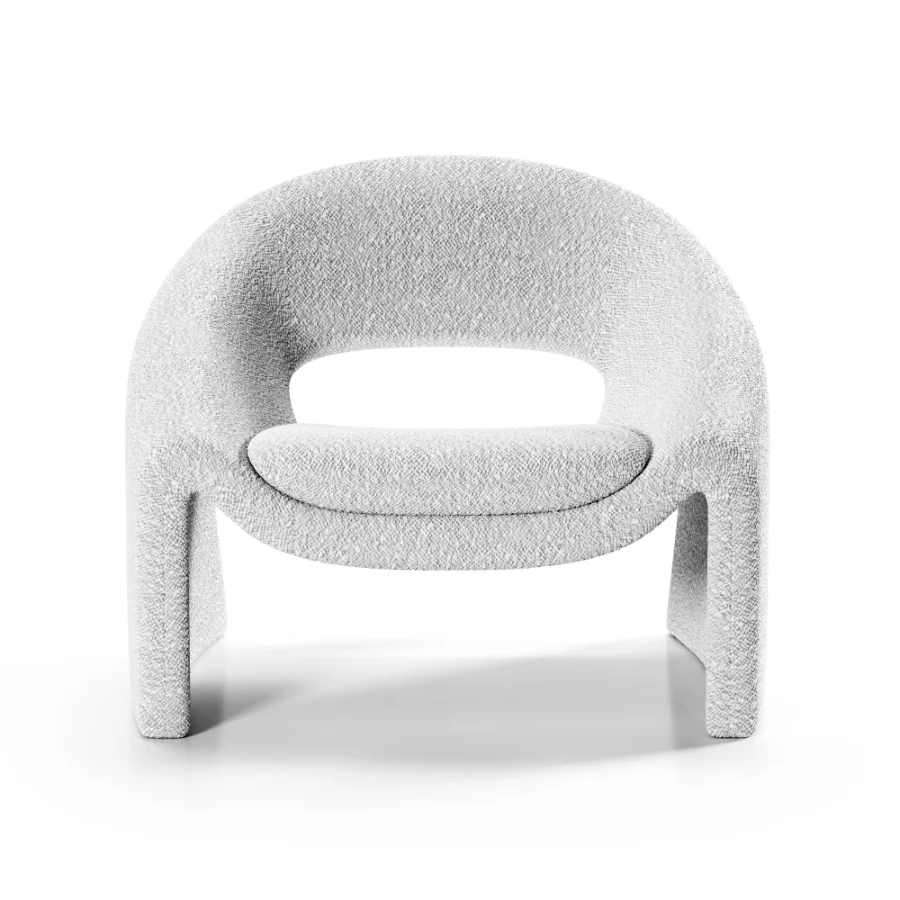 Sacha Performance Bouclé Armchair Image 2