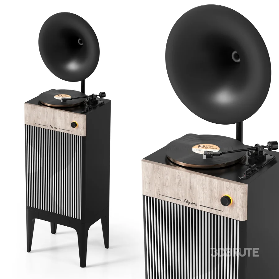 1 BY ONE Gramophone Table Image 3