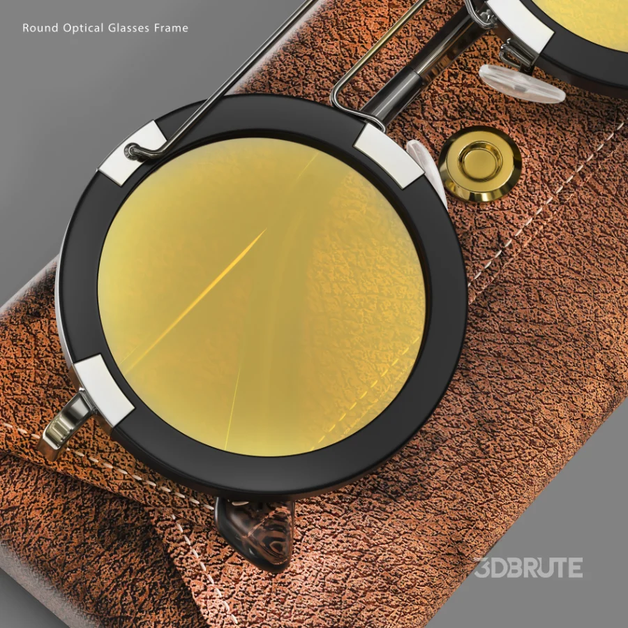 Round Optical Glasses Frame Image 4