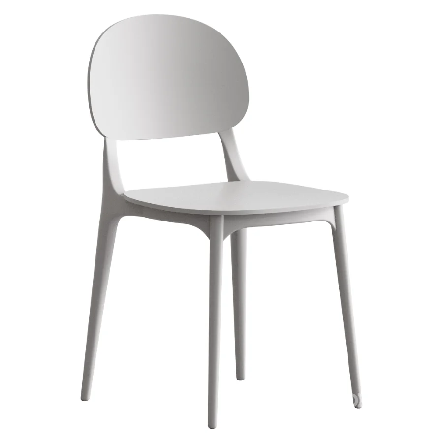Modern Indoor-Outdoor Plastic Side Chair Image 6
