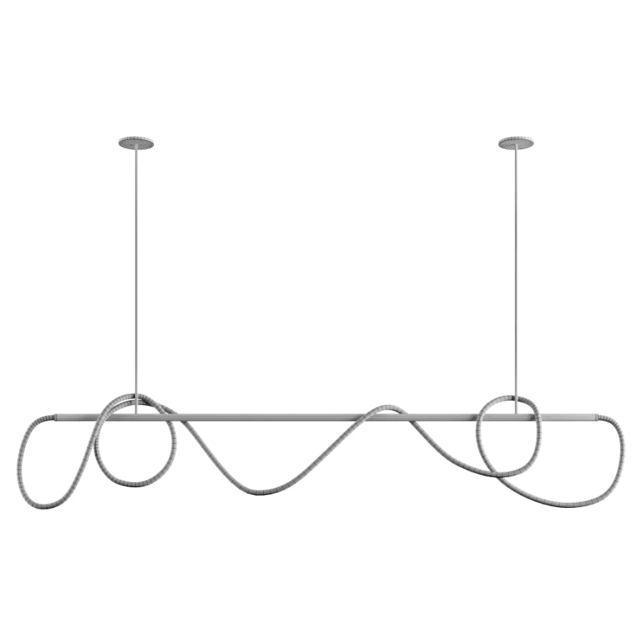 Festif Linear Pendant Lamp by Dbianco vol 4 Image 9