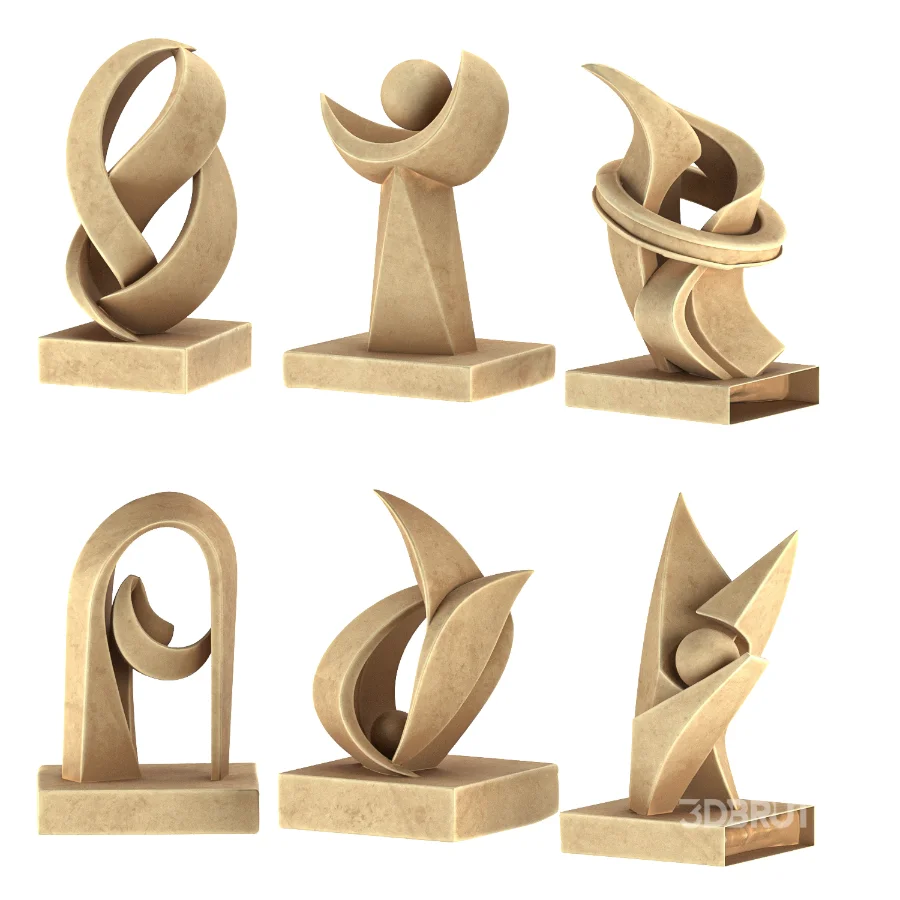 Abstract Modern Sculpture 03 Image 2