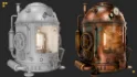 Steampunk Engine Game Ready Asset - Thumbnail 3