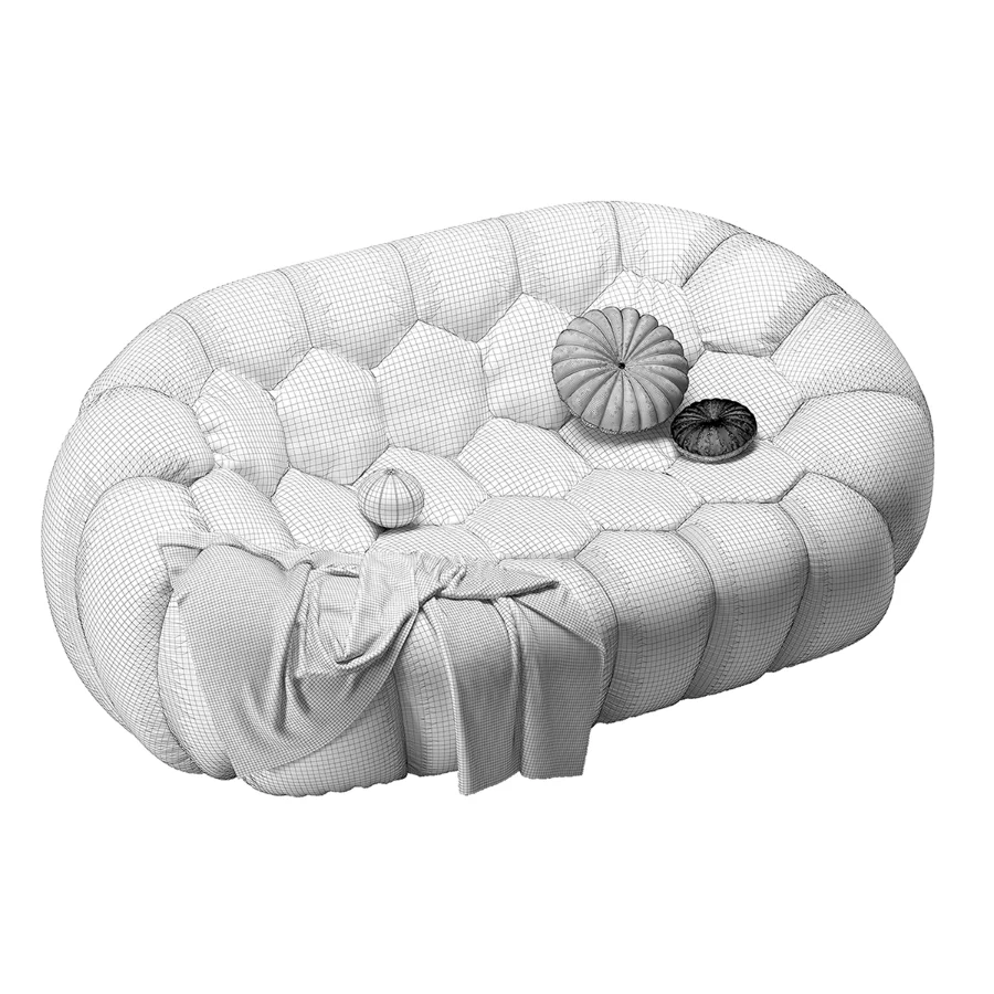 Boucle Brosen Sofa Image 7
