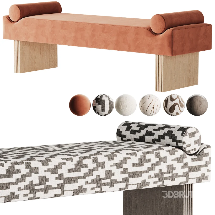 Esther Bench Velvet Image 4