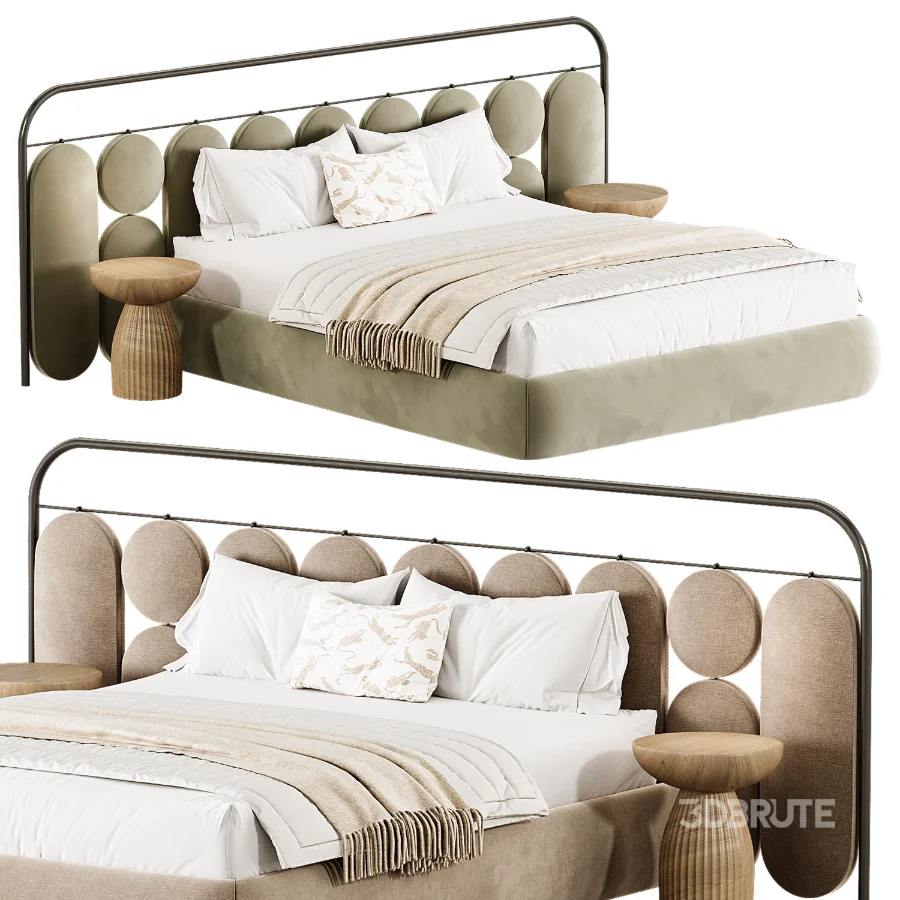 Japandi Double Bed 04 Image 5
