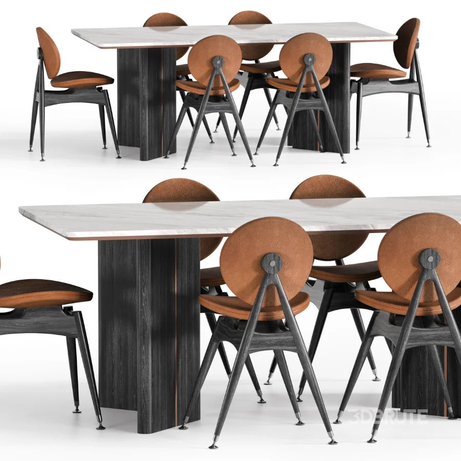 MODERN DINING TABLE AND CHAIRS Image 4