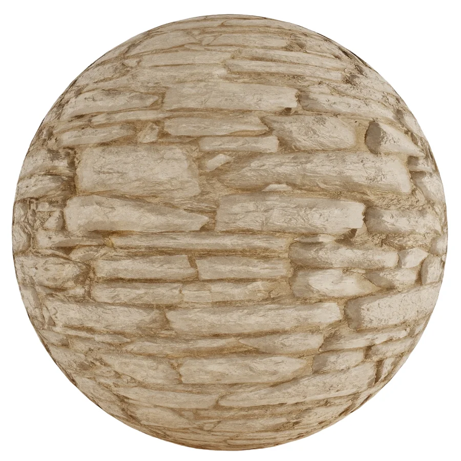 Stacked Stone Wall Image 2