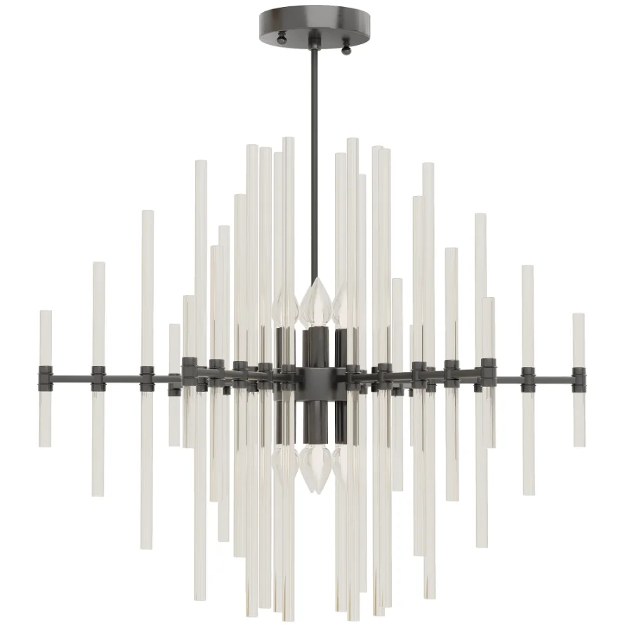 Sienna crystal rod pendant Image 5