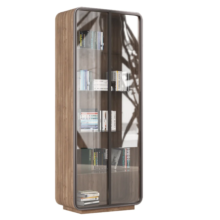 Glass Bookcase Image 1