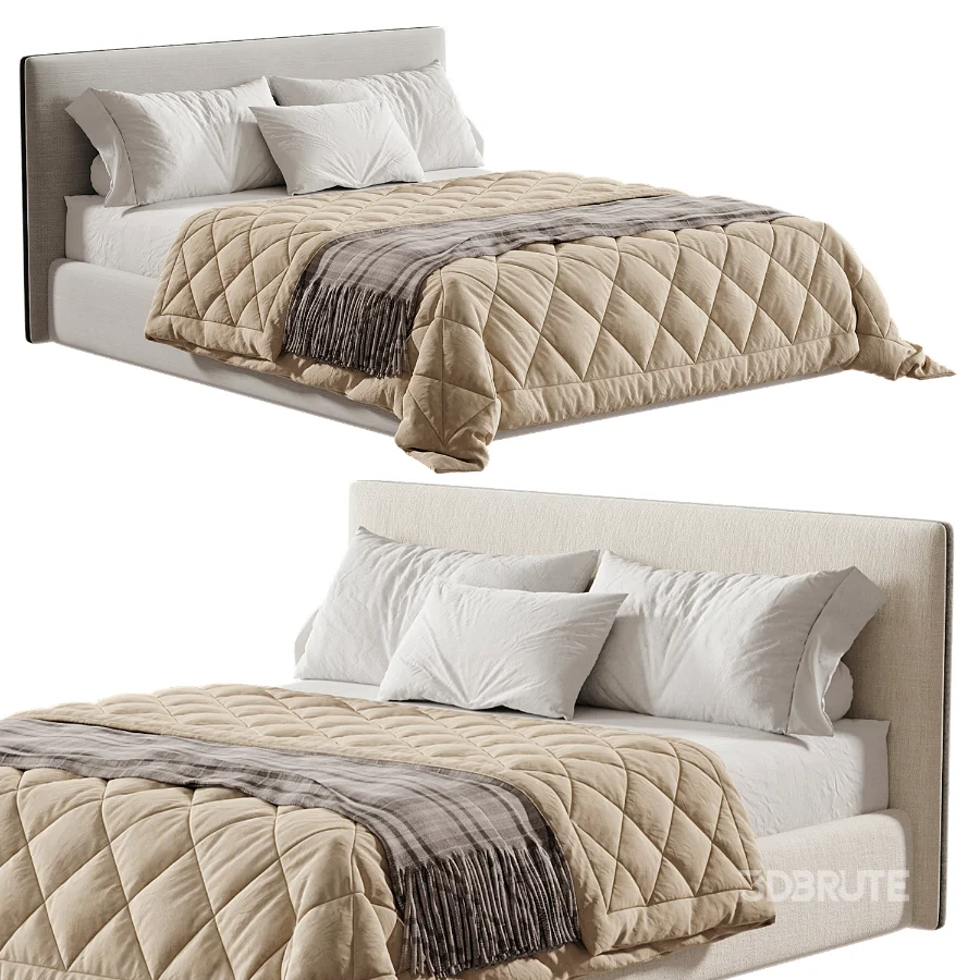 Ribbon Fabric Bed Image 3