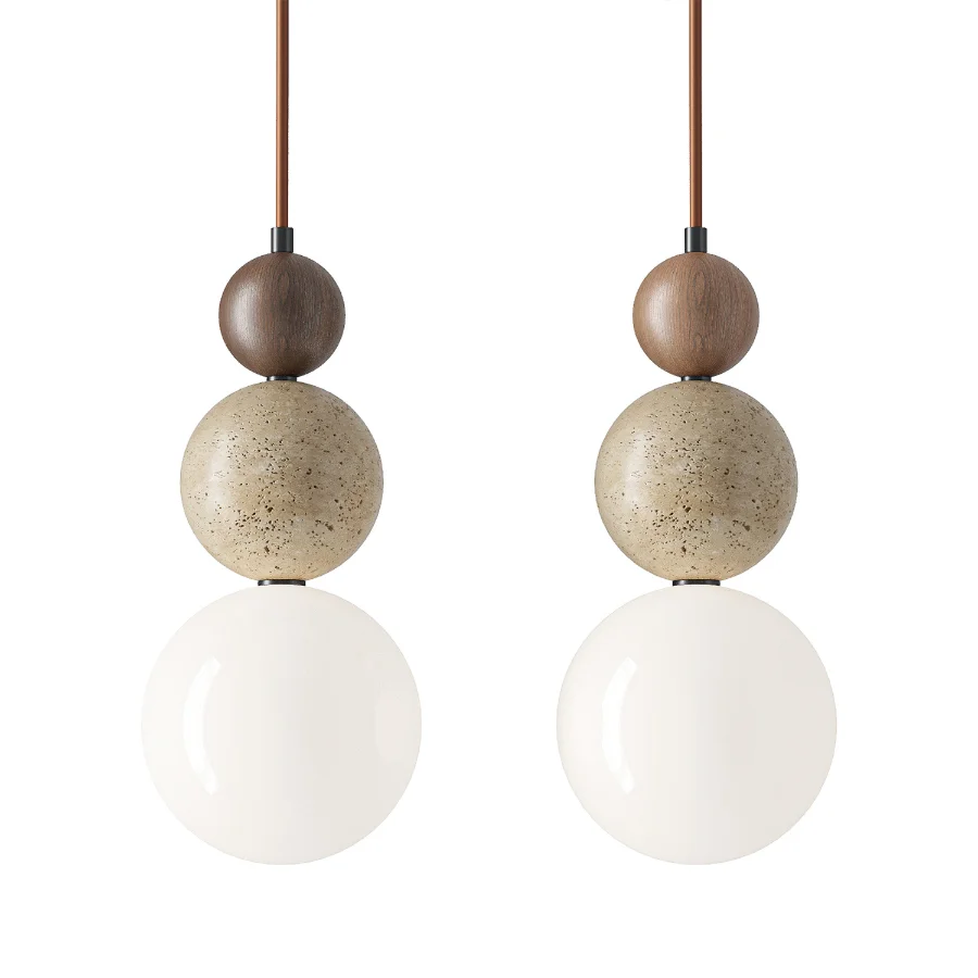 Cream Style Pendant Lamp Image 3