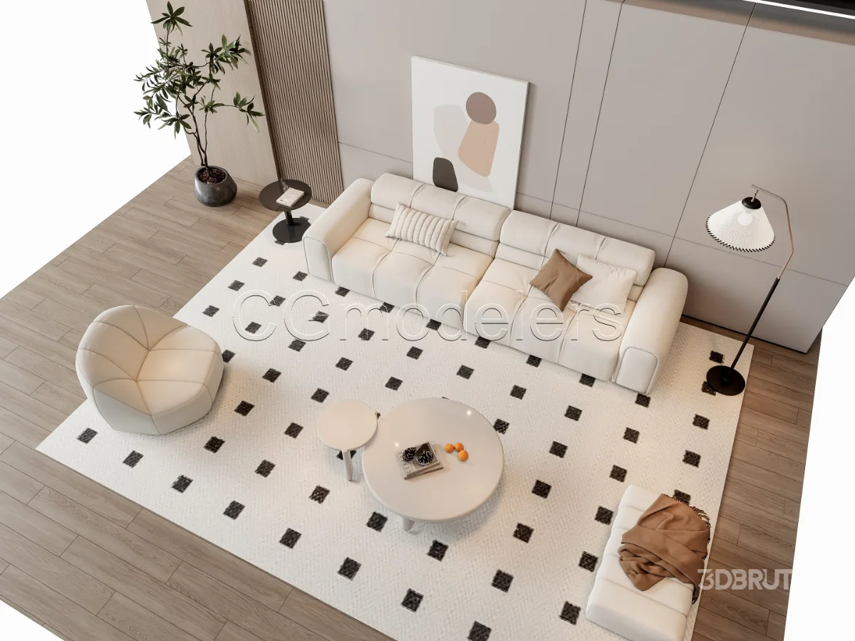 MODERN LUXURY LIVING ROOM SET 9 Image 10