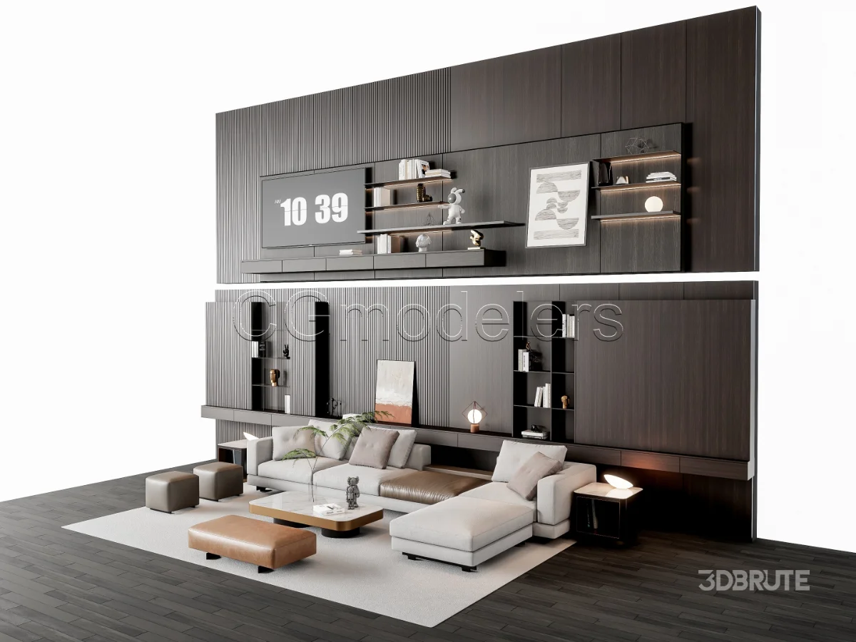 MODERN LUXURY LIVING ROOM SET 16 Image 14
