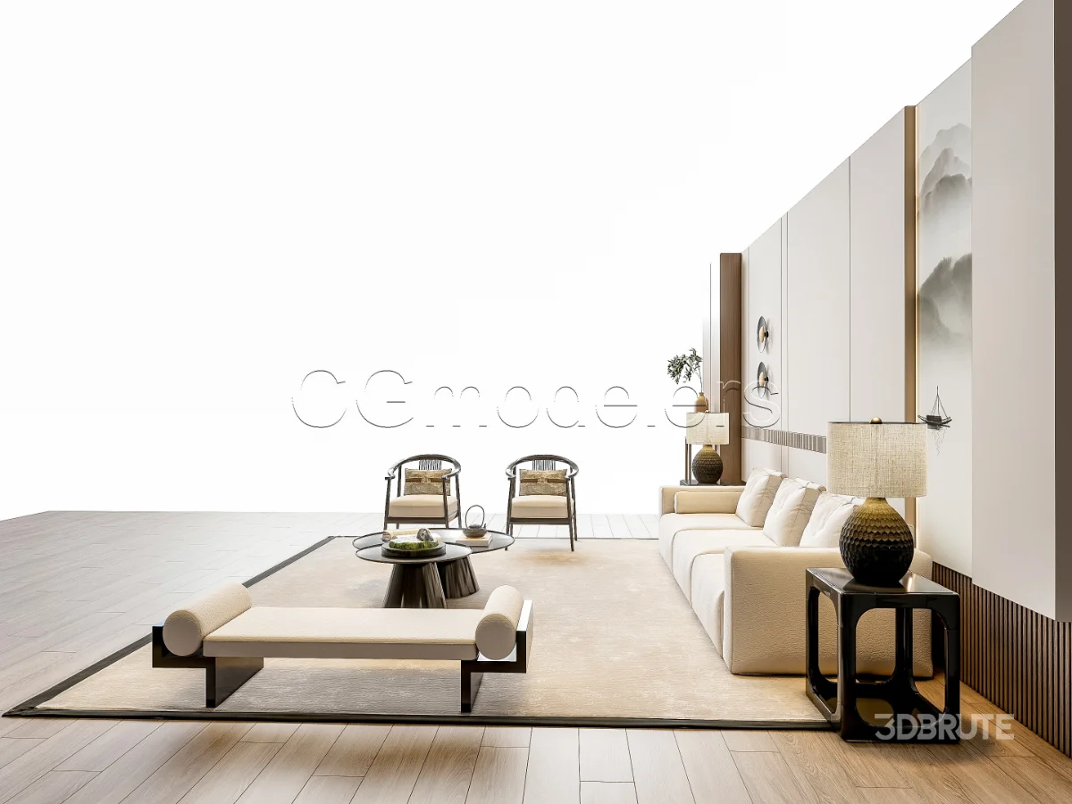MODERN LUXURY LIVING ROOM SET 1 Image 2
