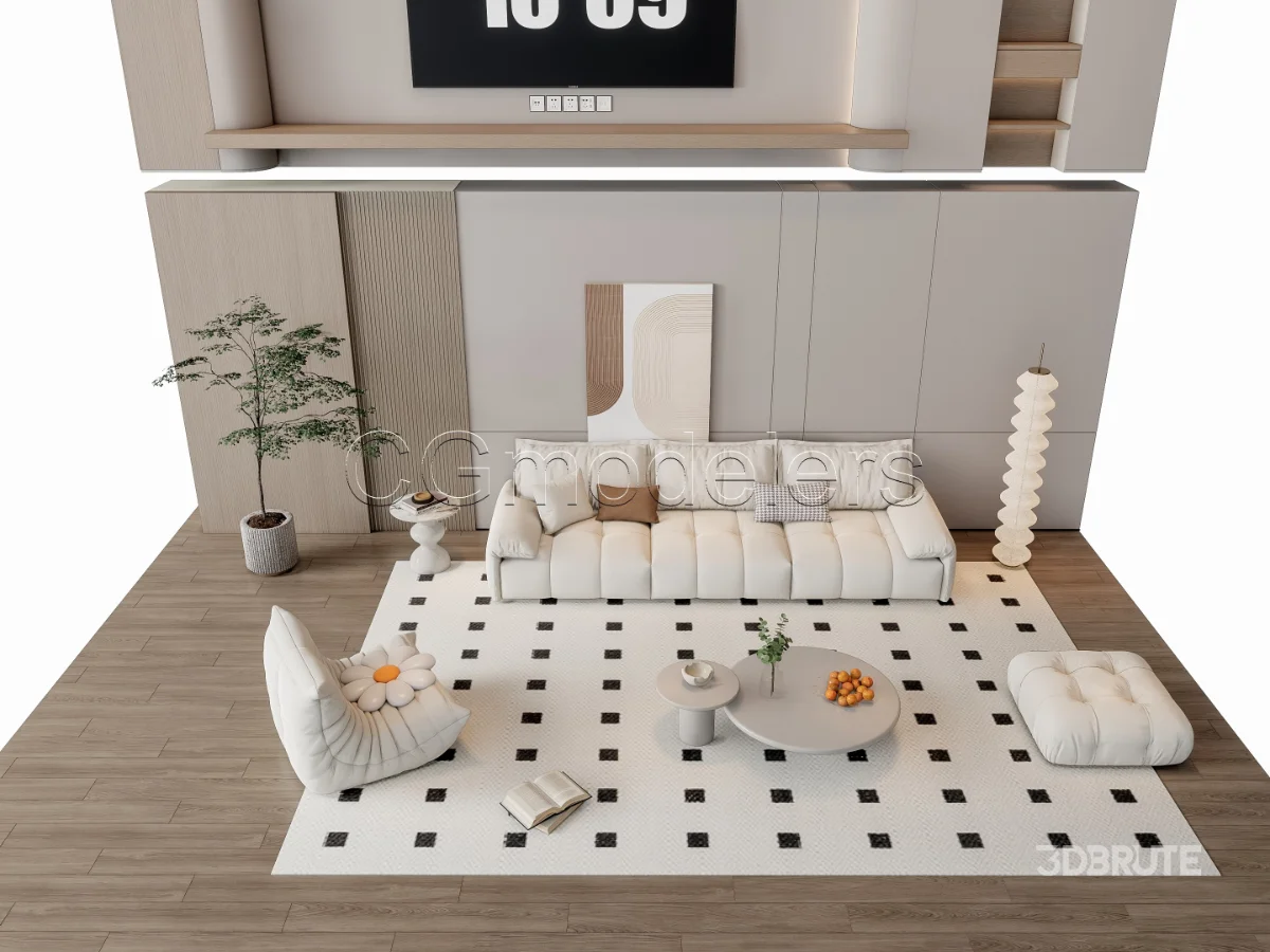 MODERN LUXURY LIVING ROOM SET 10 Image 19