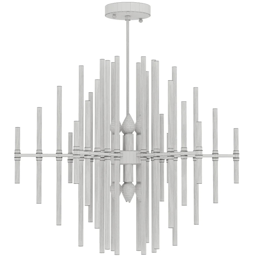 Sienna crystal rod pendant Image 6