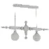 Cambridge Wooden Chandelier - Thumbnail 4