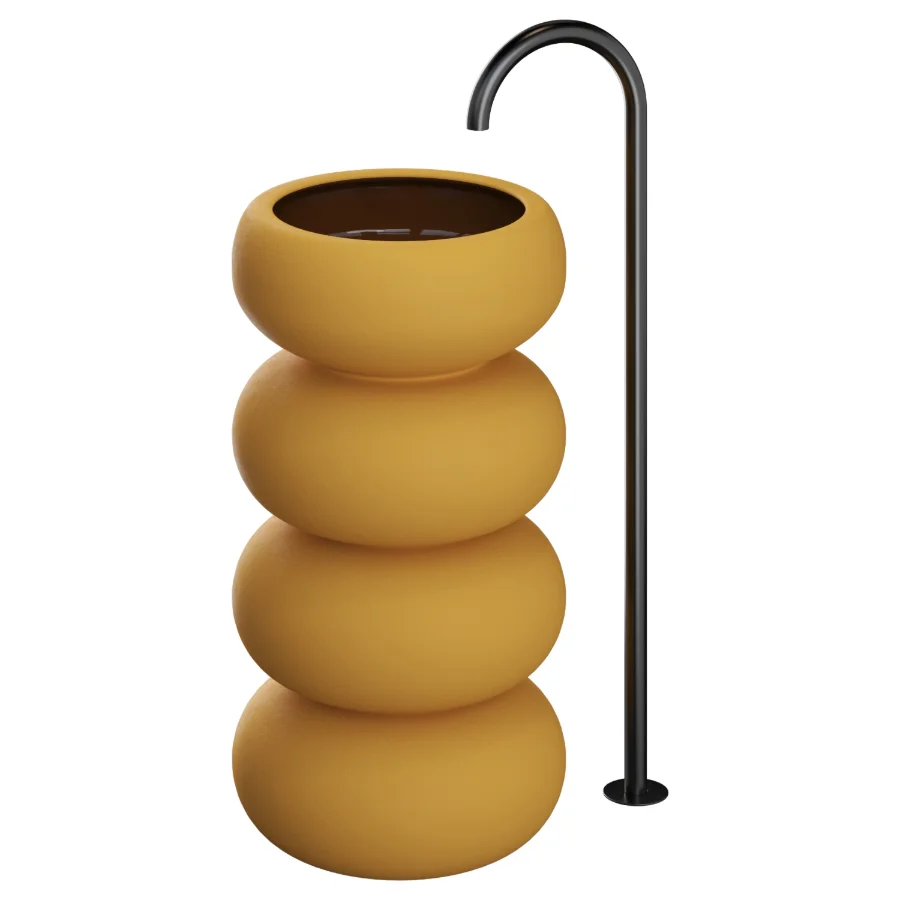 Freestanding Clay Basins FB IV | Studio LOHO Image 2