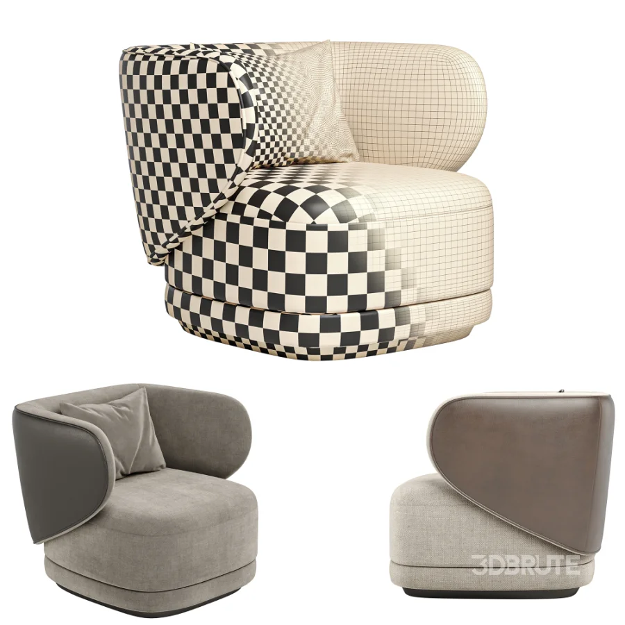 HAP Armchair By HC28 Cosmo Image 2
