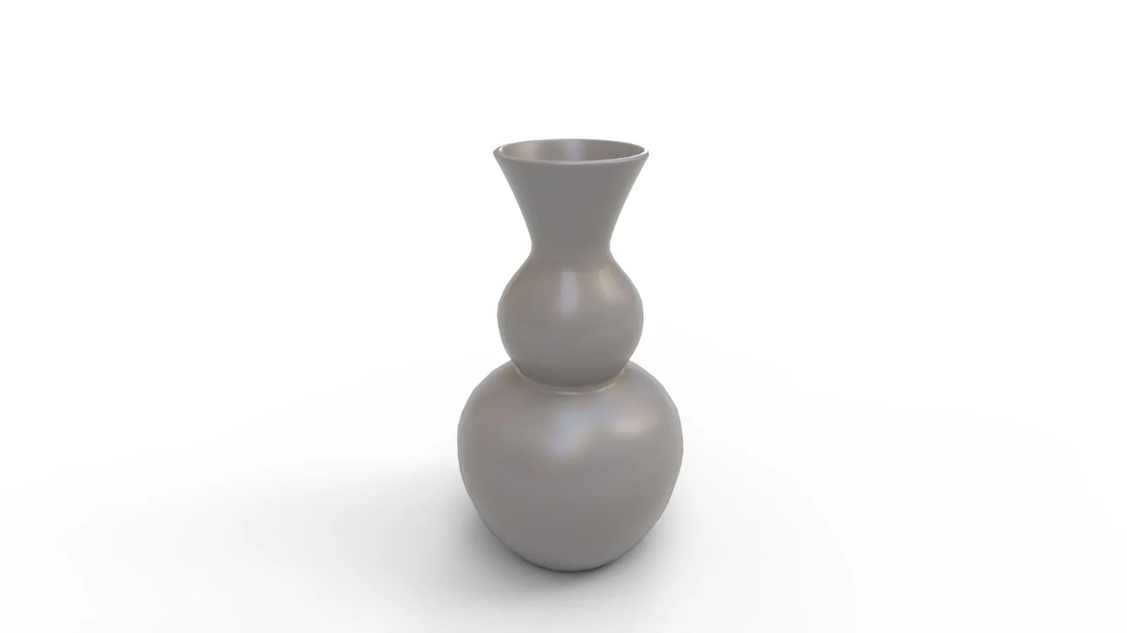 Bradburn Home Double Gourd Stripe Floor Vase Image 3