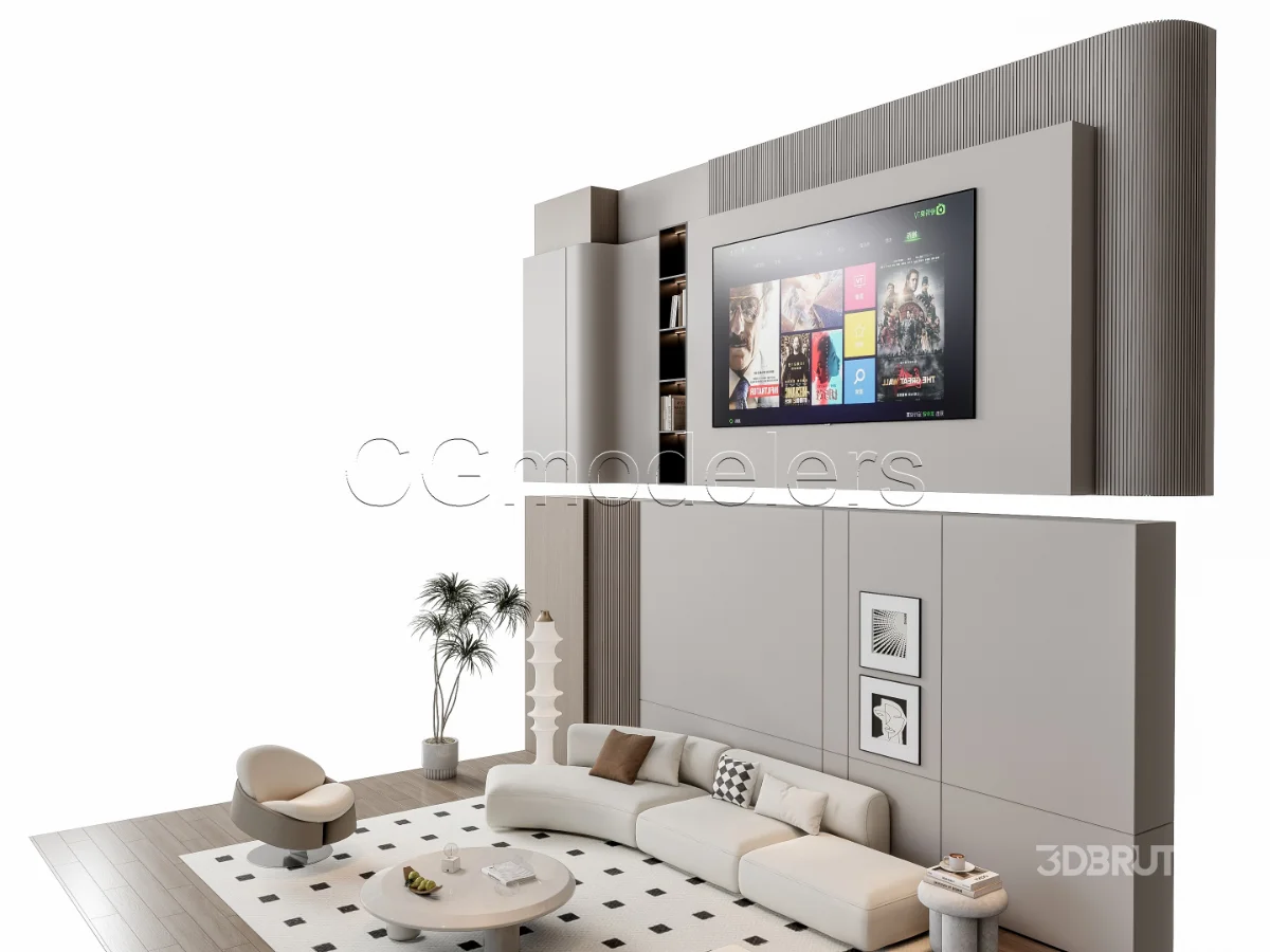 MODERN LUXURY LIVING ROOM SET 11 Image 7