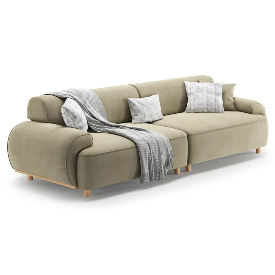 beiza sofa Image 3