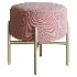 Round Gold Pouf - Thumbnail 1