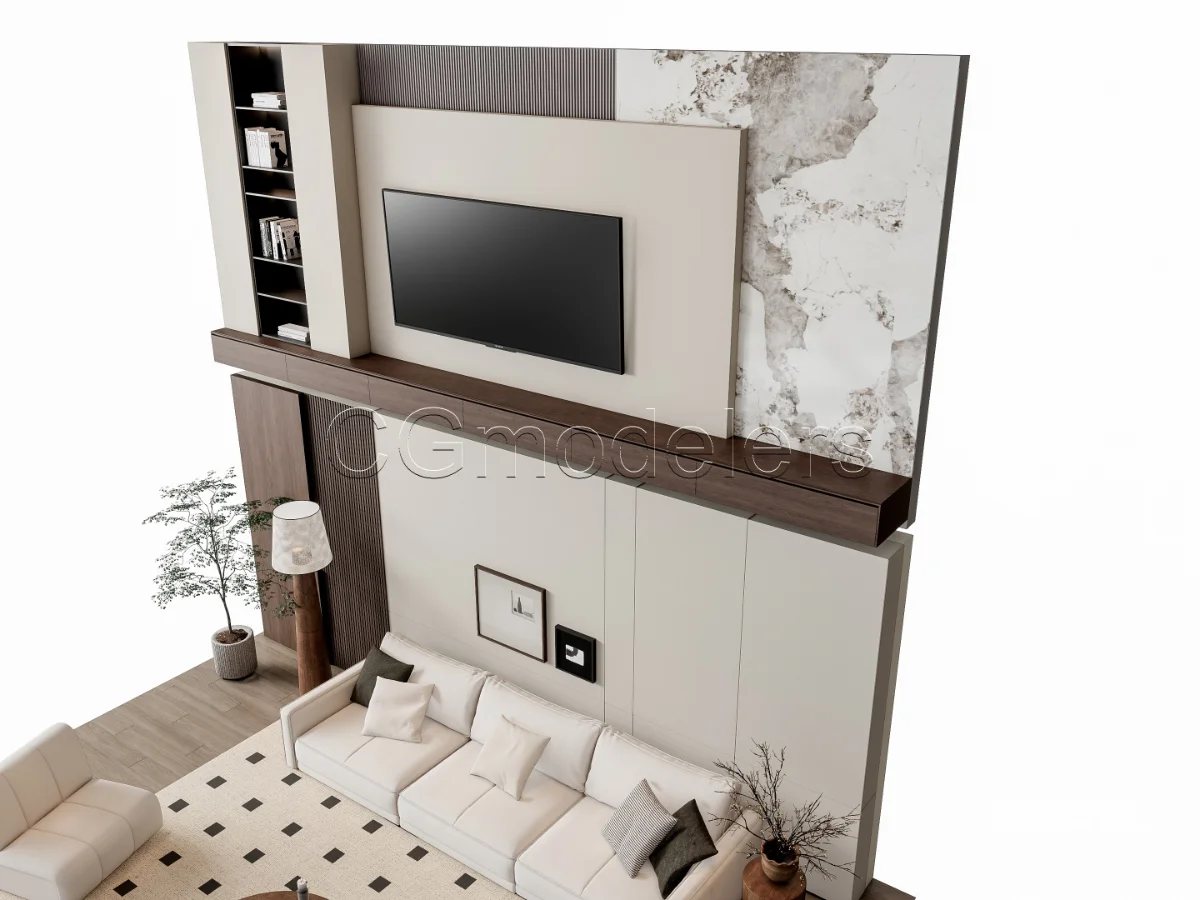 MODERN LUXURY LIVING ROOM SET 6 Image 6