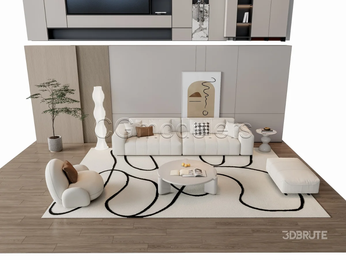 MODERN LUXURY LIVING ROOM SET 15 Image 15