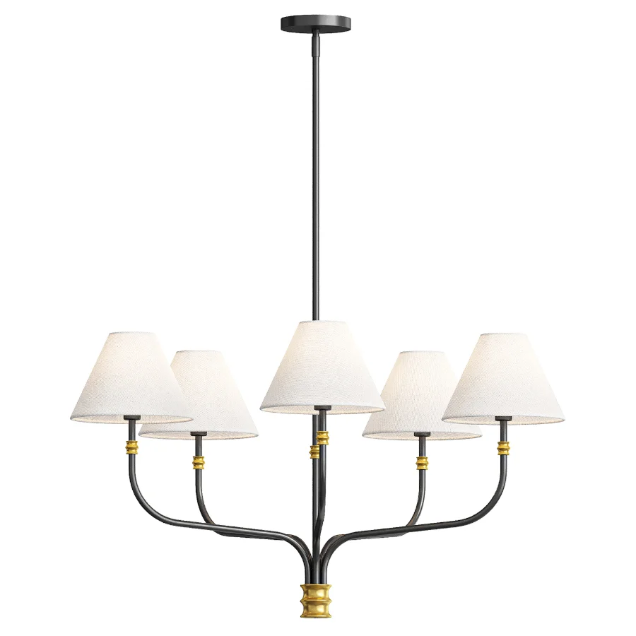 Collins Metal Round D36 Chandelier Image 3